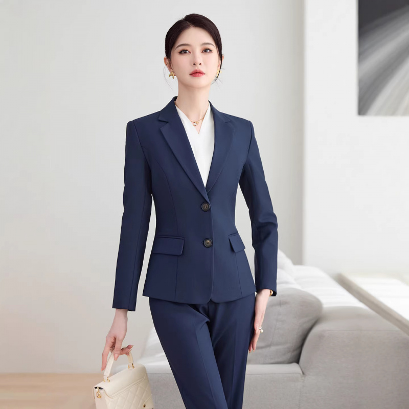 Women Formal Wear White Shirt - 2026年春の新作プロフェッショナルウェア、高級ビジネススーツ、スリムでエレガント、ホワイトカラーの従業員や大学の学生向けのフォーマルウェア