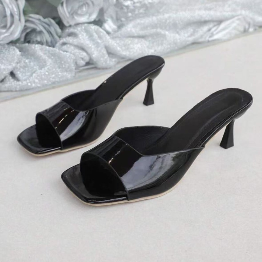 Women Formal Wear For Summer - ファッションフィッシュマウススリッパサマーコンフォートドレスシューズセクシーオープントゥスティレットサンダルエレガントオフィスウィメンズハイヒール