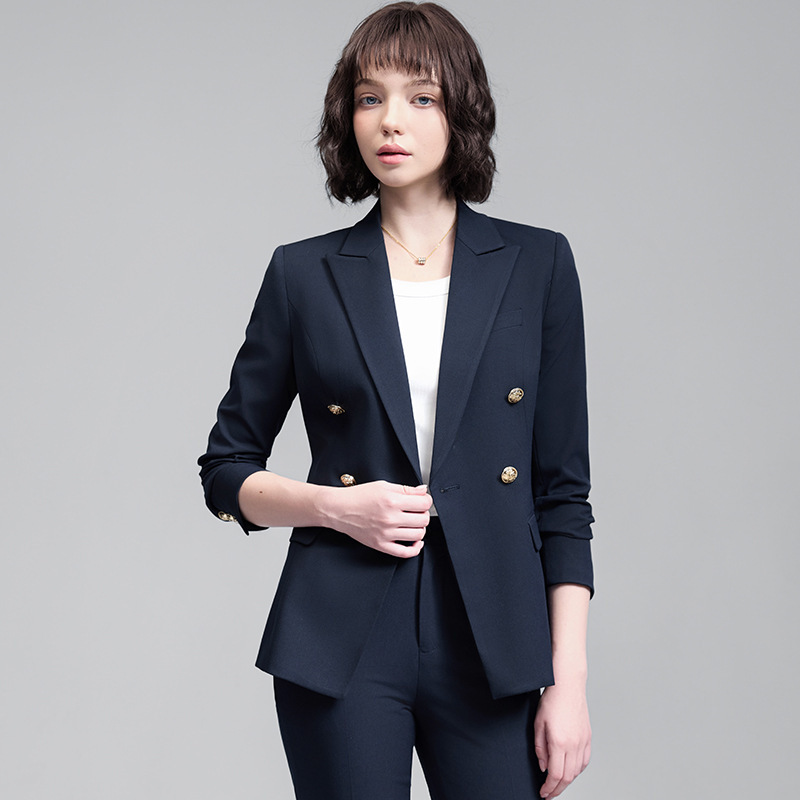 High End Women'S Formal Wear - 女性用プロフェッショナルスーツ、秋冬新作、大学生面接フォーマルウェア、ハイエンドマネージャー通勤ブレザー