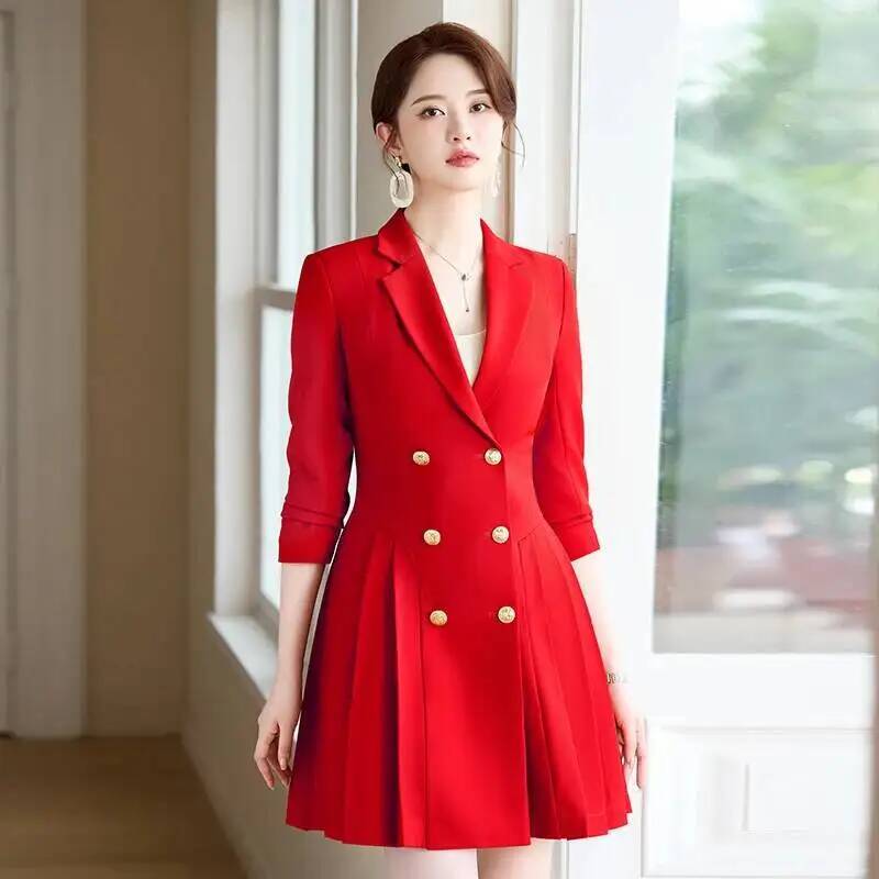 Women Formal Wear H&M - 秋冬エレガントスタイル レディースワンピース オフィスワークウェア ドレス インタビュー プロフェッショナルドレス