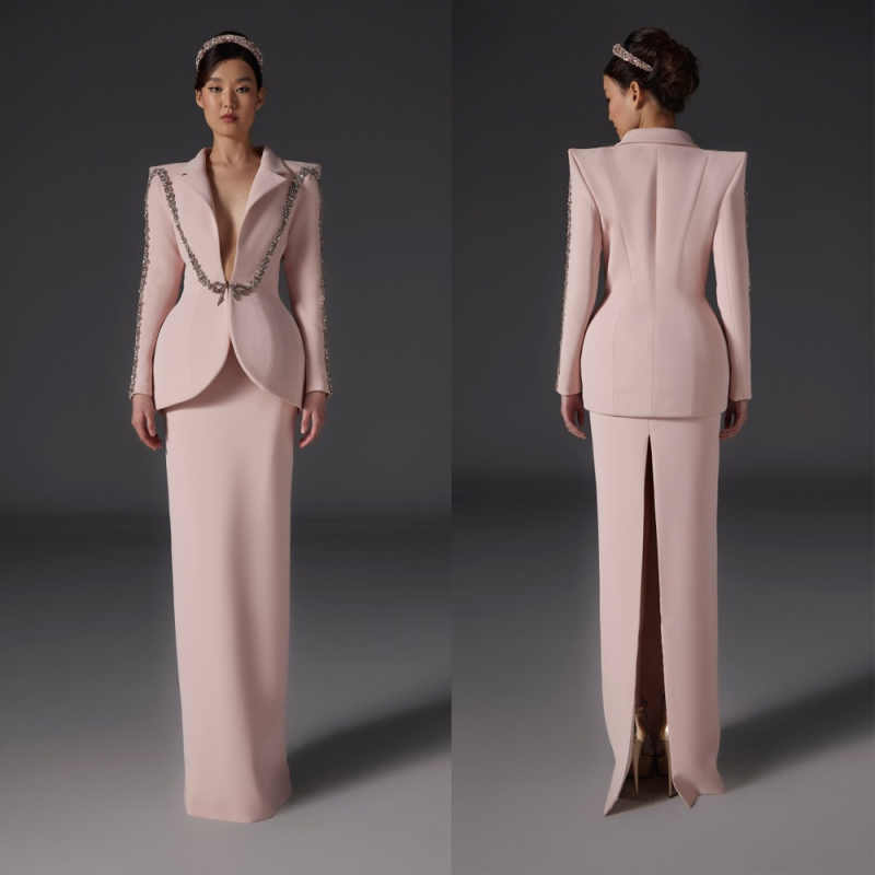 卒業式ガールズブレザードレスセットカスタマイズされた女性用ク - Women Formal Wear With Tie のレビューと価格