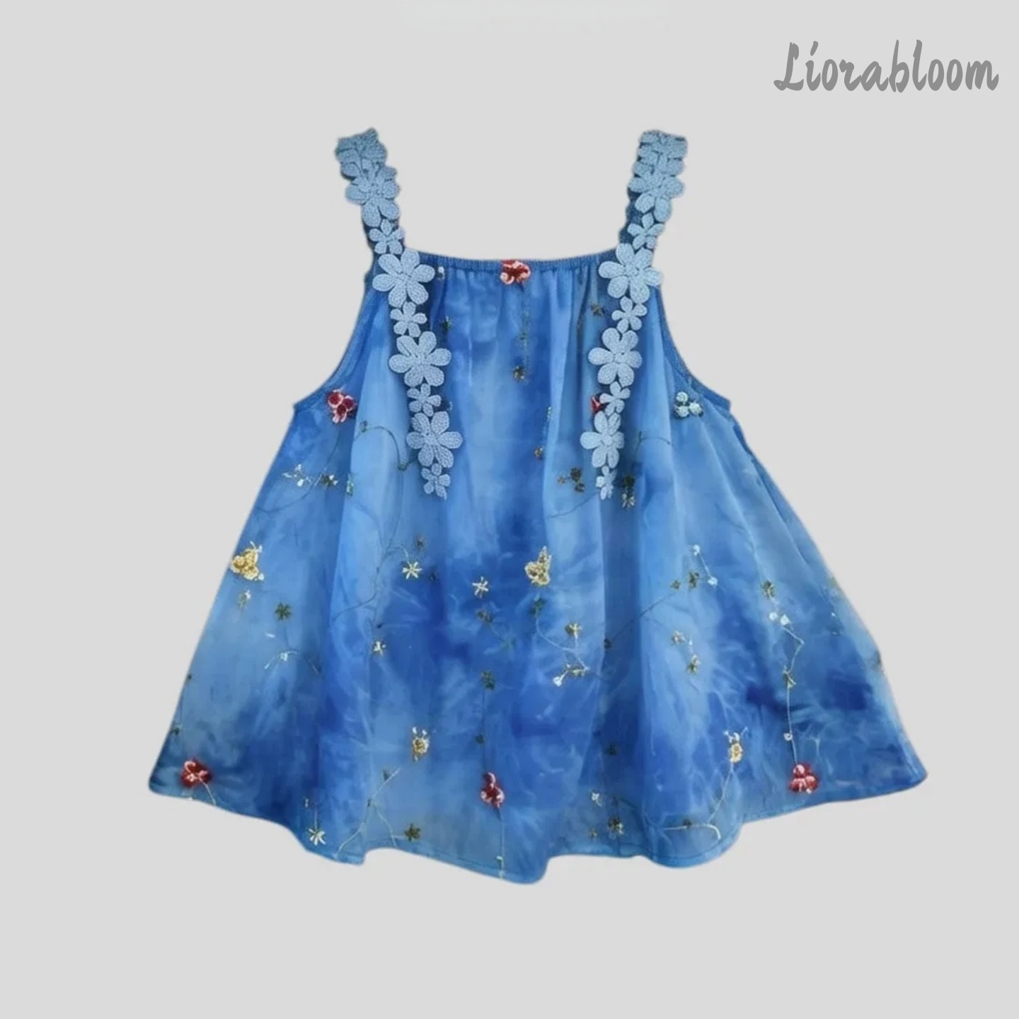 星空をテーマにした女の子用ドレス ストラップレスフラワーガー - Formal Attire Woman のレビューと価格