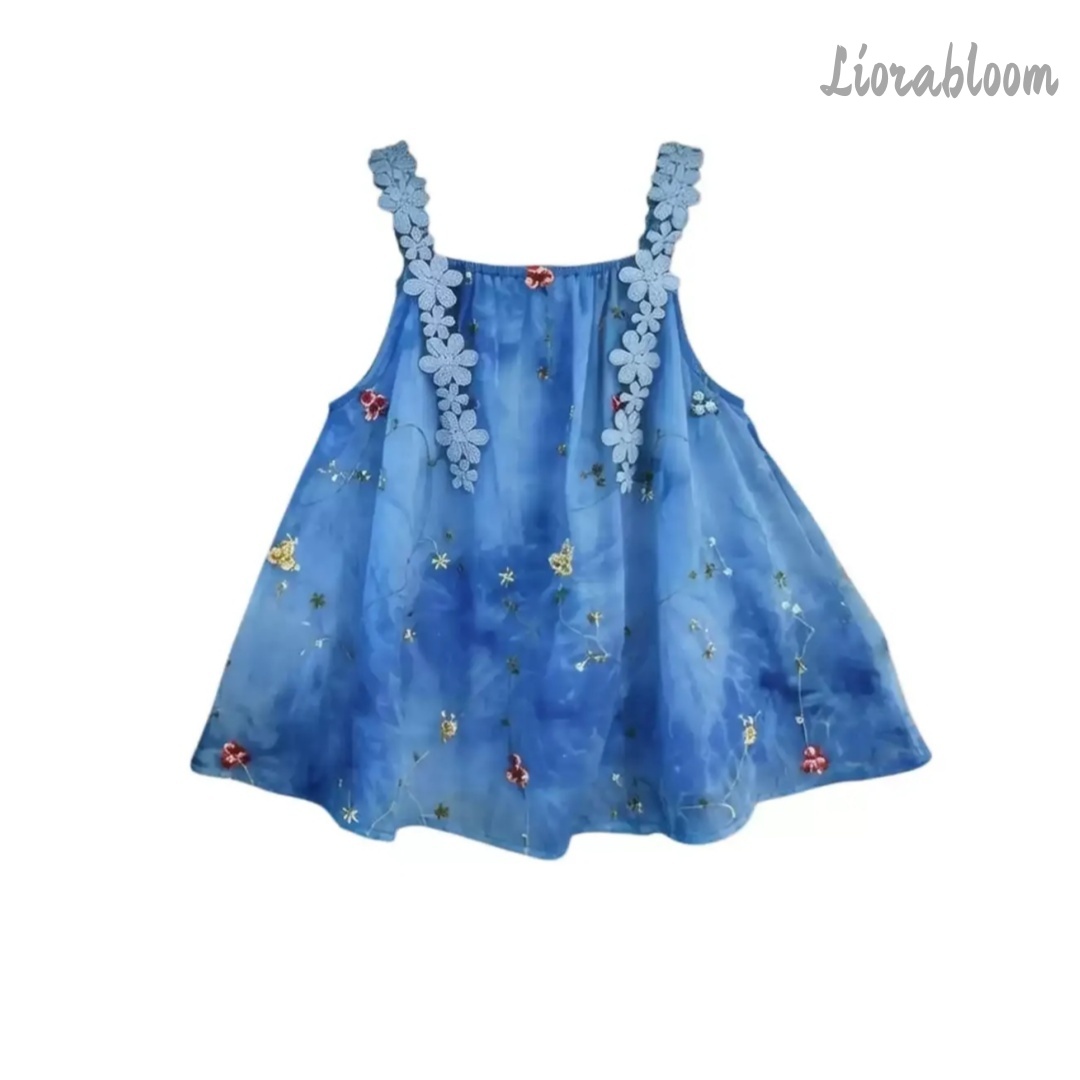 星空をテーマにした女の子用ドレス ストラップレスフラワーガー - Formal Attire Woman のレビューと価格