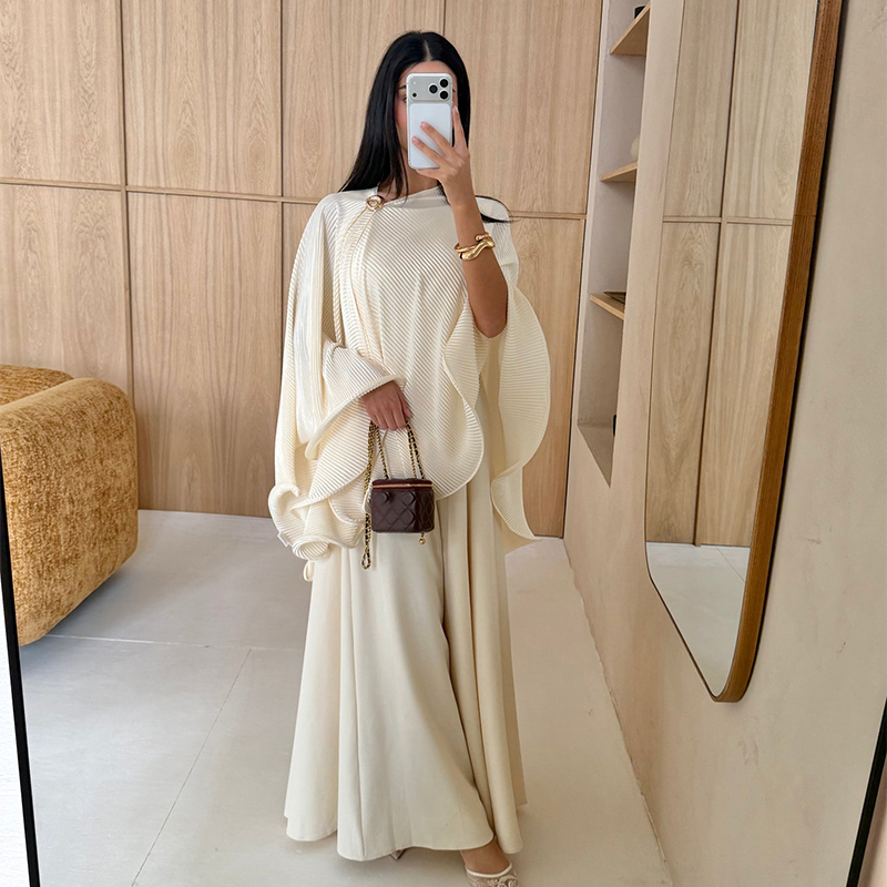 ロマンチックな優雅なショールドレスセットエレガントレトロ優し - Women Formal Wear For Summer のレビューと価格