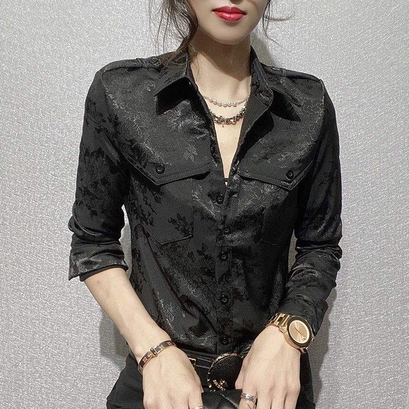女性トップス春と秋のフル長袖女性のシャツブラウスオフィス服着 - Formal Dress Female のレビューと価格
