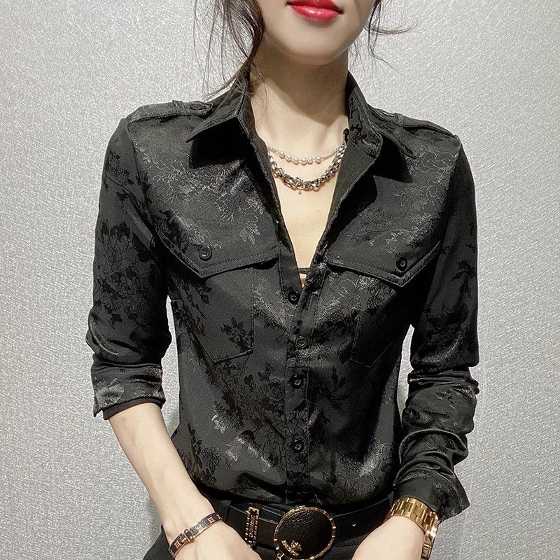 女性トップス春と秋のフル長袖女性のシャツブラウスオフィス服着 - Formal Dress Female のレビューと価格