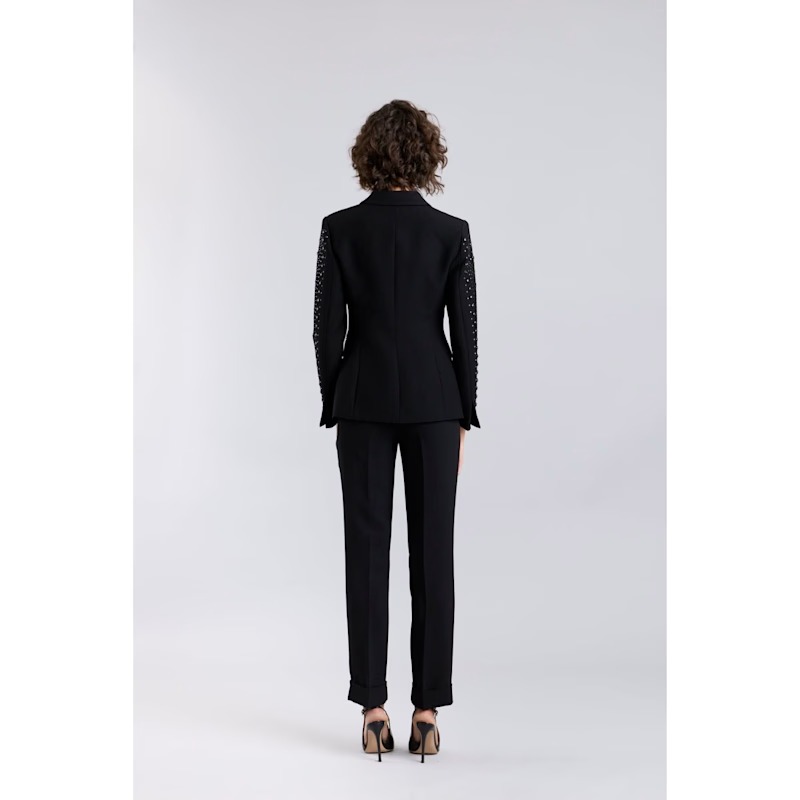 女性のドレススーツガウンエレガントなビーズピークドラペルジャ - Formal Dress Female のレビューと価格
