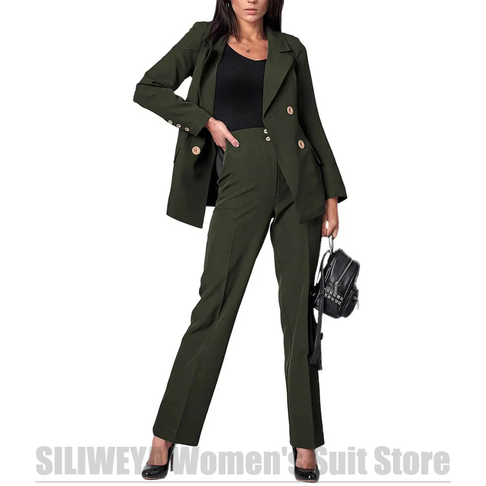 レディース ダブルブレストスーツ ファッション フォーマル  - Women Formal Wear Tailor のレビューと価格