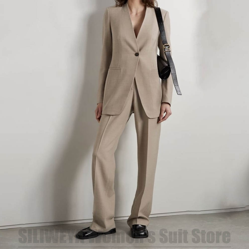 レディーススーツ ファッション Vネック シングルボタン 2 - Women Formal Wear Tailor のレビューと価格