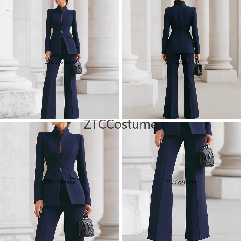 コスプレ レディーススーツセット 長袖シングルボタンブレザー - Women Formal Office Wear Tops のレビューと価格