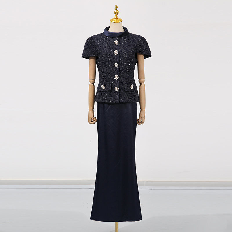 VGHシックなツーピースセット レディース スタンドカラー  - Formal Attire Woman のレビューと価格