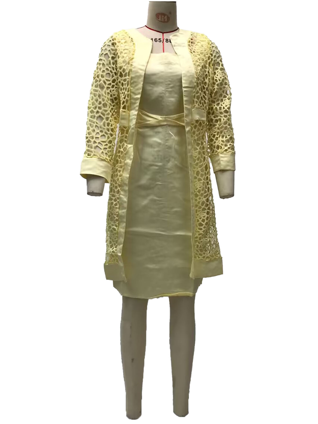 Wein レースカーディガンドレス 2 つのコート付きレディ - Formal Dress Female のレビューと価格