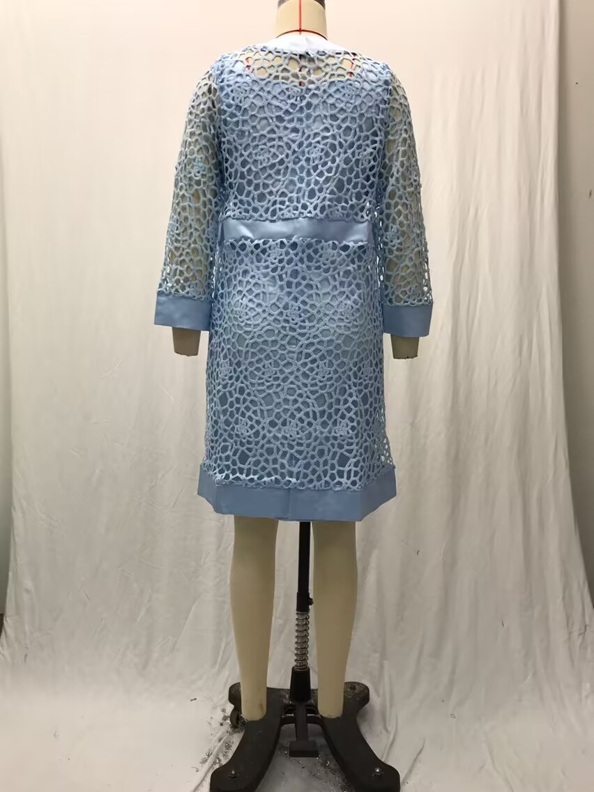 Wein レースカーディガンドレス 2 つのコート付きレディ - Formal Dress Female のレビューと価格