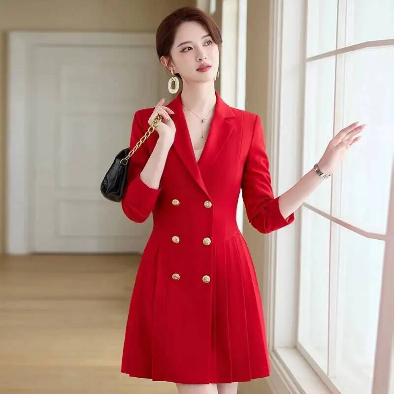 秋冬エレガントスタイル レディースワンピース オフィスワーク - Women Formal Wear H&M のレビューと価格