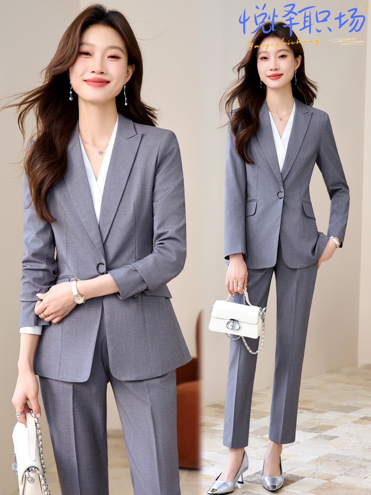 レディーススーツセット：女神のような気品漂うプロフェッショナ - High End Women'S Formal Wear のレビューと価格