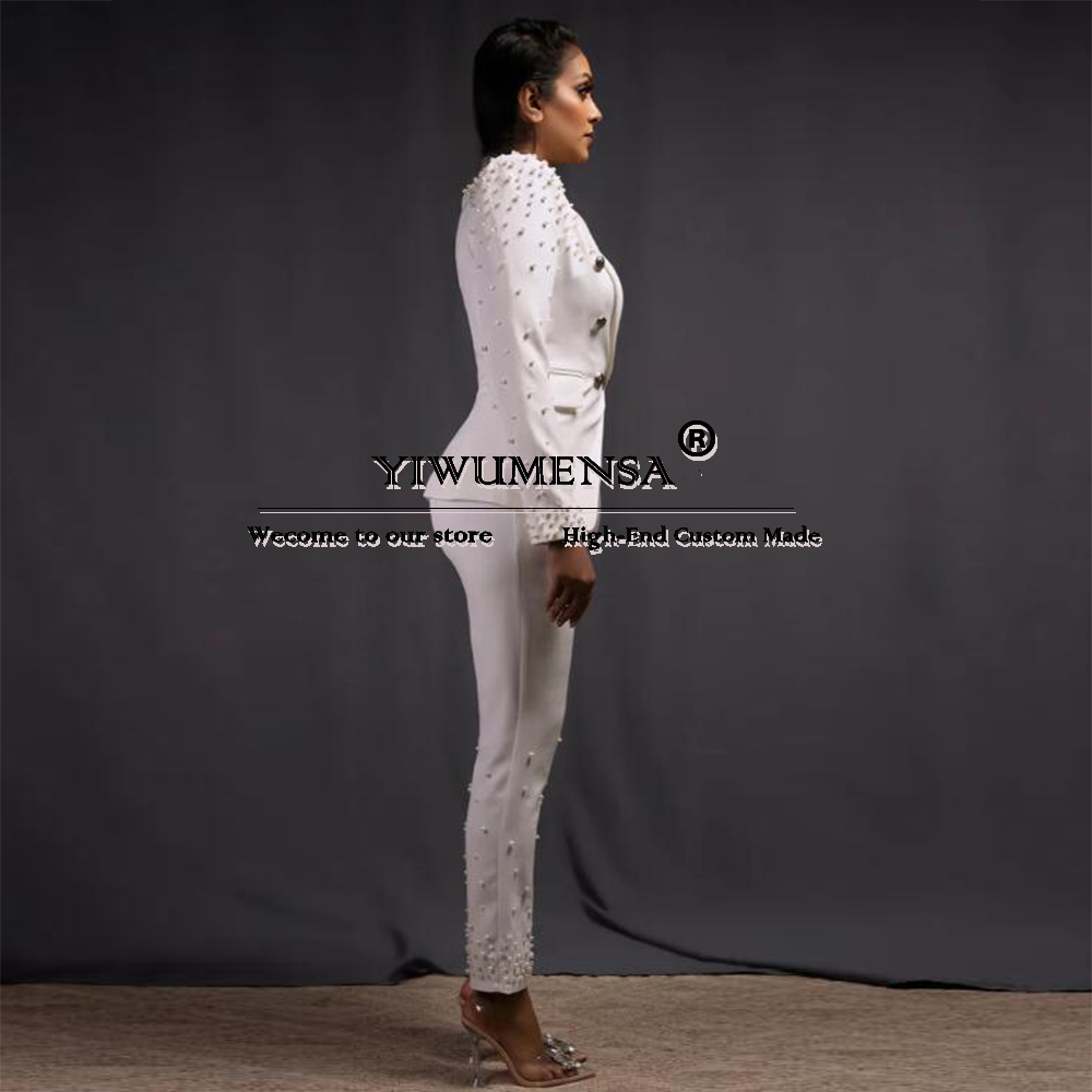 女性用タイトフィットのフォーマルタキシード,高級パンツスーツ - Women Formal Wear Tailor のレビューと価格