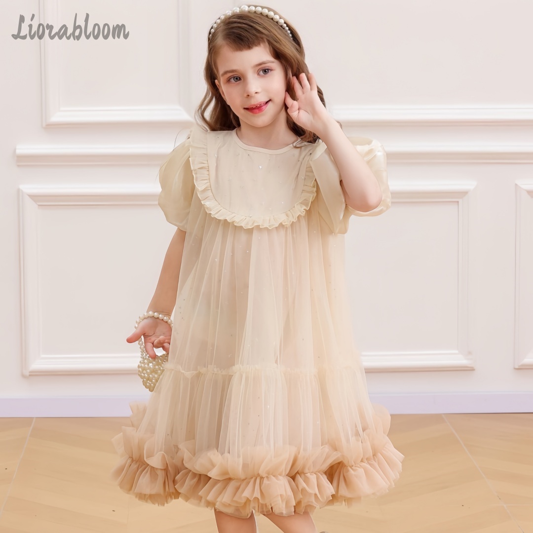 女の子用カーキチュールドレス シンプルなマキシドレス 日常着 - Women Formal Wear H&M のレビューと価格