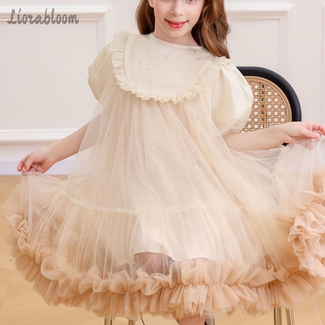 女の子用カーキチュールドレス シンプルなマキシドレス 日常着 - Women Formal Wear H&M のレビューと価格