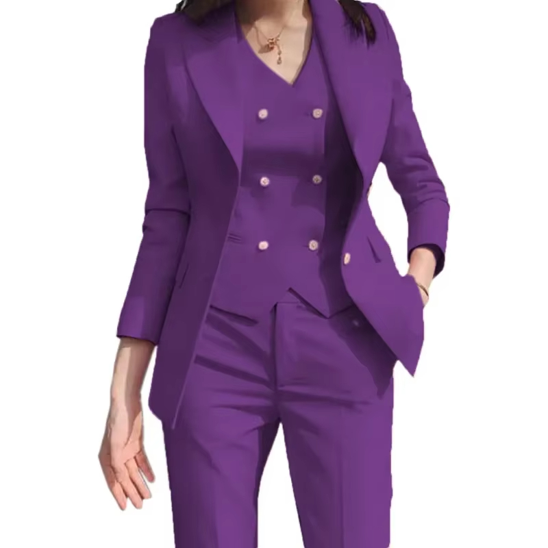 ファッションラグジュアリーレディーススーツ3ピースフォーマル - Women Luxury Formal Wear のレビューと価格