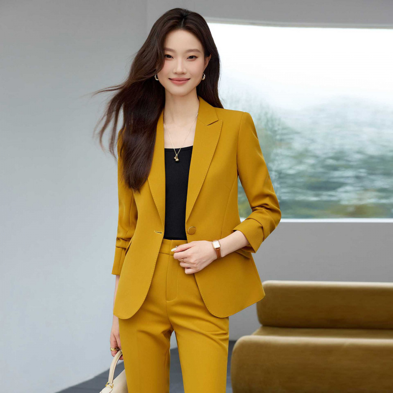 高級エレガントレディーススーツセット2025新作プロフェッシ - Women Formal Wear White Shirt のレビューと価格