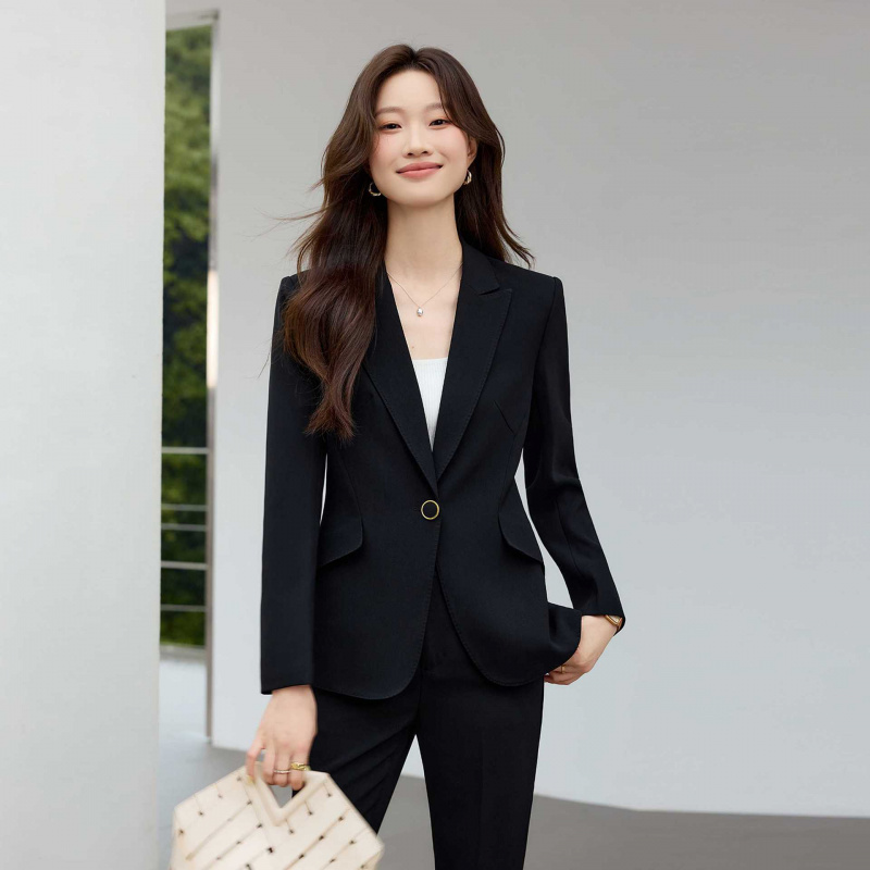 高級エレガントレディーススーツセット2025新作プロフェッシ - Women Formal Wear White Shirt のレビューと価格