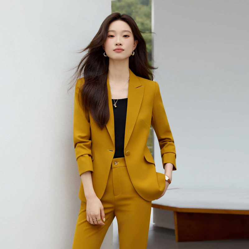 高級エレガントレディーススーツセット2025新作プロフェッシ - Women Formal Wear White Shirt のレビューと価格